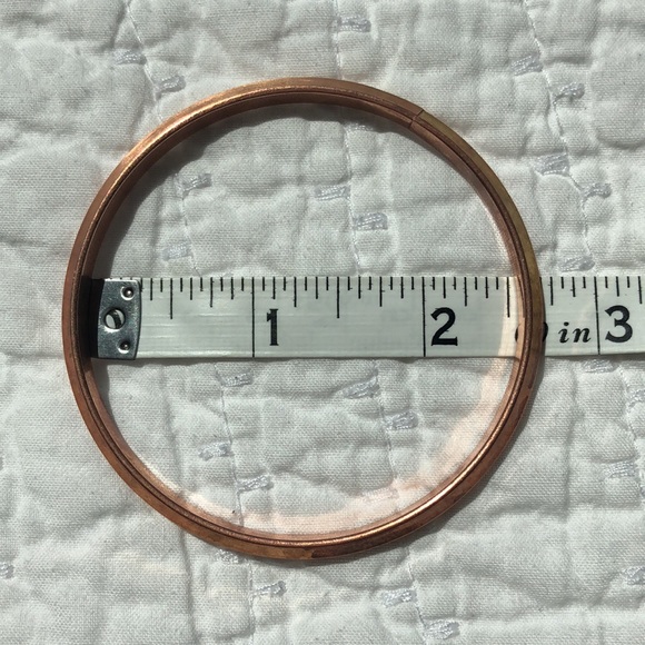 Bangle Set: Copper Plated, Copper Tones, Rose Gold Tones - 8 in All - Picture 8 of 11